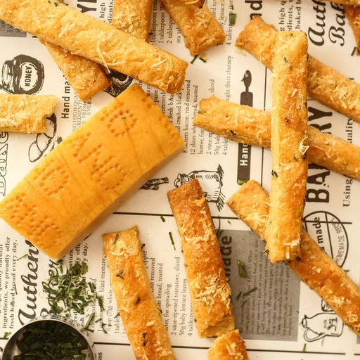 Bastoncitos de queso fáciles con masa quebrada
