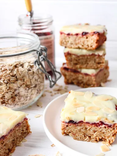 Cherry Bakewell Flapjack