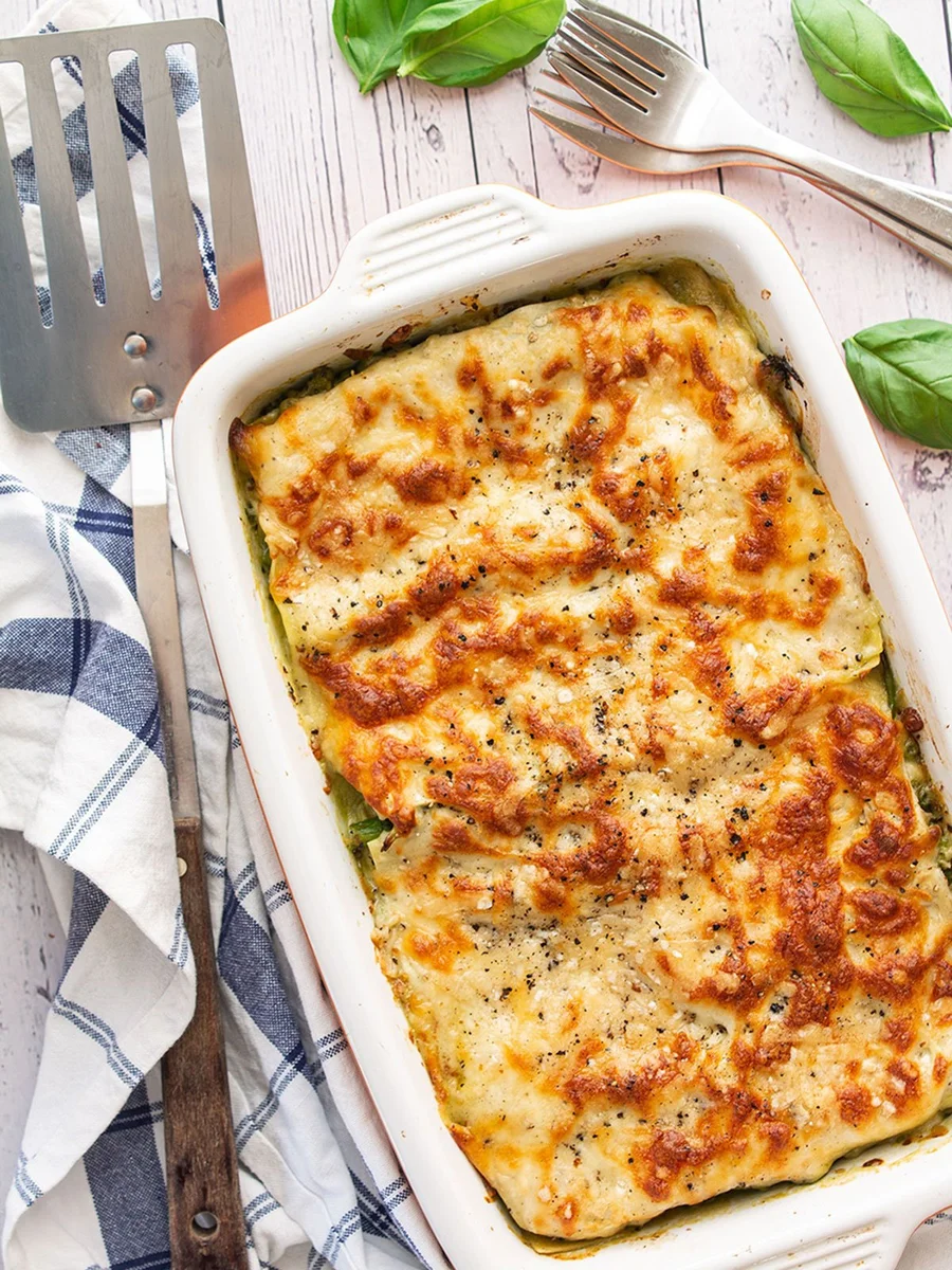 Pesto Lasagna (Lasagna Al Pesto)