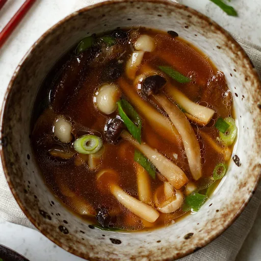 Miso mushroom soup