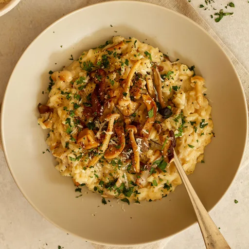 Risotto de setas (Risotto ai Funghi)