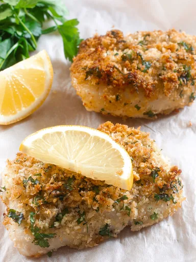 Bacalao Crujiente con Panko y Parmesano (Al Horno o Freidora de Aire)