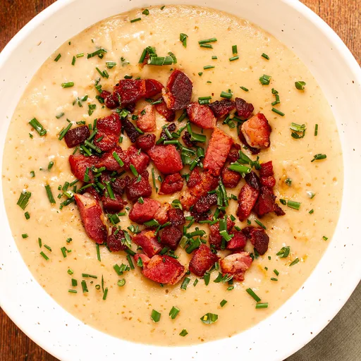 Creamy Potato Soup With Bacon
