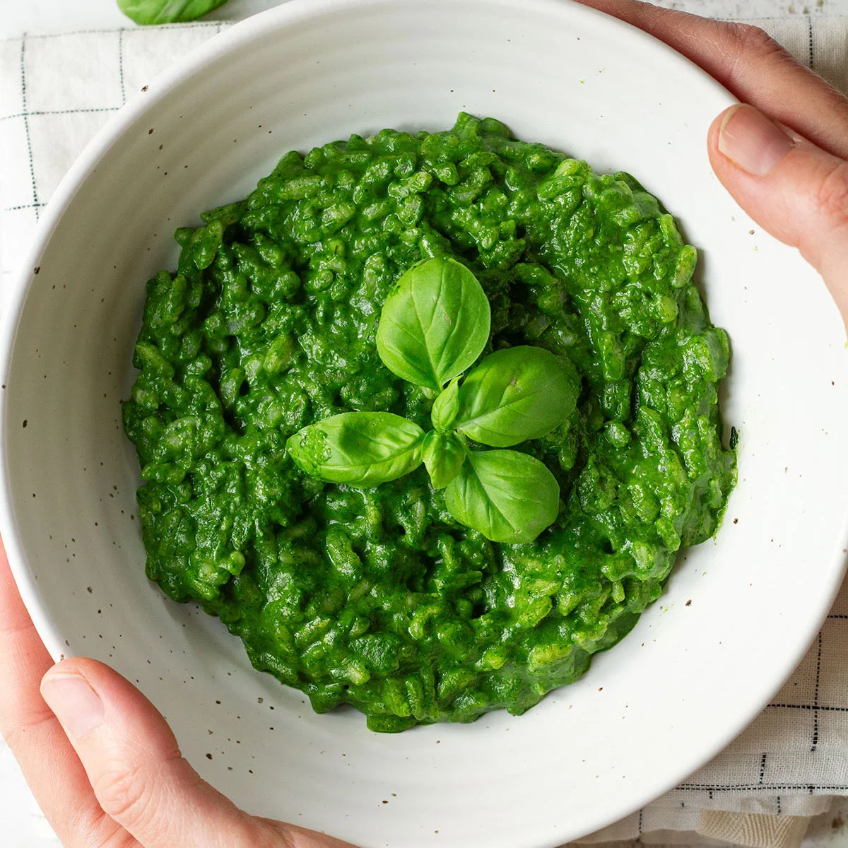 Risotto de espinacas