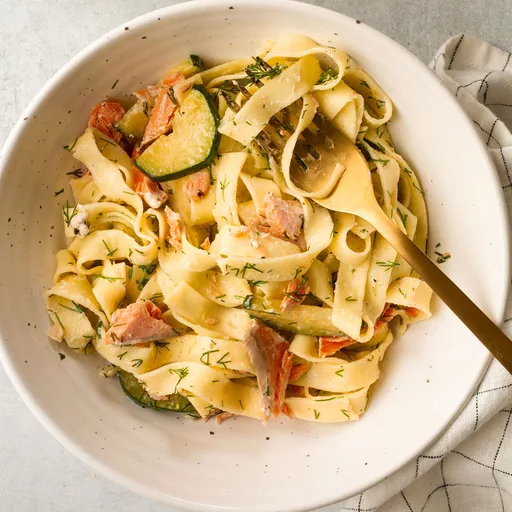 Salmon Pasta Without Cream