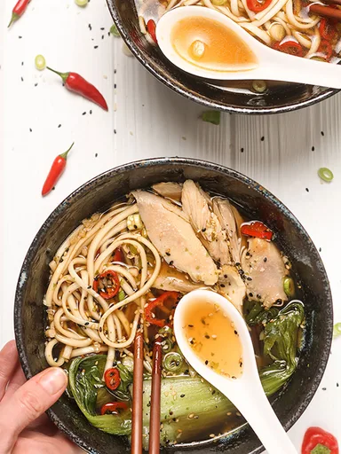 Spicy Chicken Noodle Soup