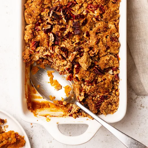 Sweet Potato Casserole (Without Marshmallows)