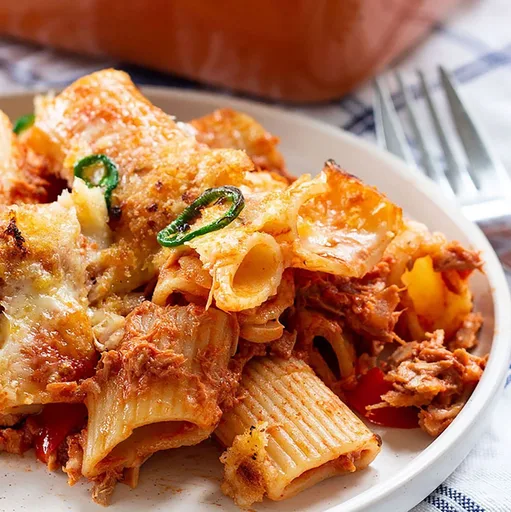 Tomato Tuna Pasta Bake