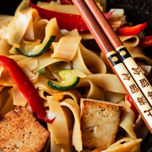 Tofu Drunken Noodles (Vegan Pad Kee Mao)