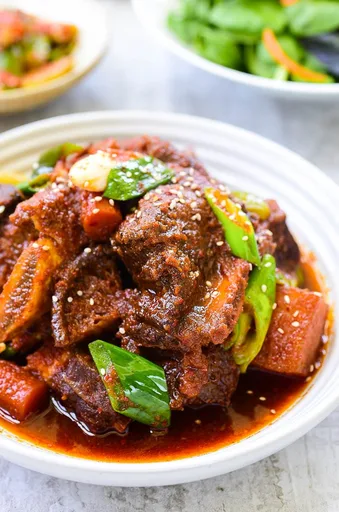 Instant Pot Spicy Galbijjim (Braised Beef Short Ribs)
