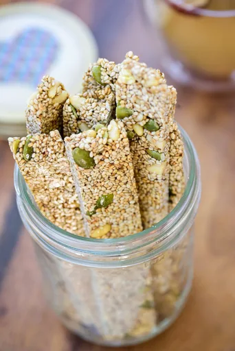 Kkagangjeong (Sesame crunch)