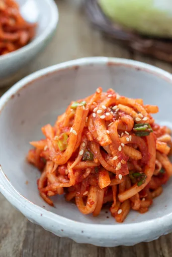 Musaengchae (Korean Spicy Radish Salad)