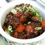 Rabo de toro estofado (Kkorijjim) en olla a presión
