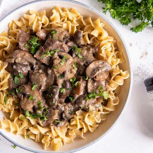 Crock Pot Beef Stroganoff