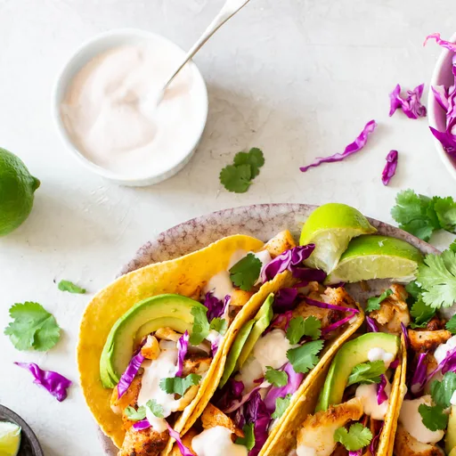 Salsa para tacos de pescado
