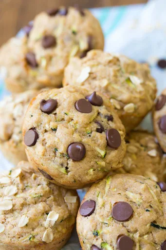 Zucchini Chocolate Chip Muffins