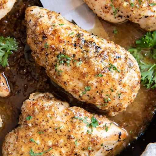 Pollo a la miel y mostaza