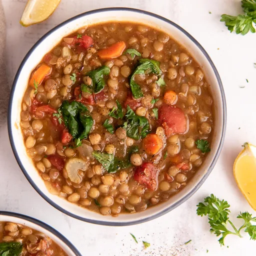 Sopa de lentejas