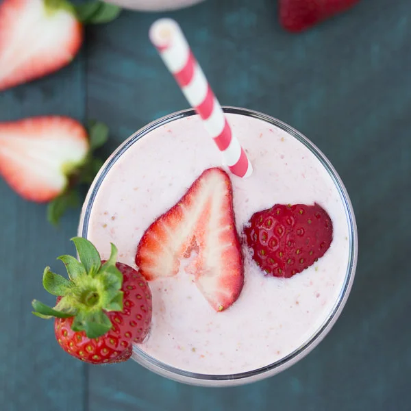 Strawberry Milkshake Smoothie