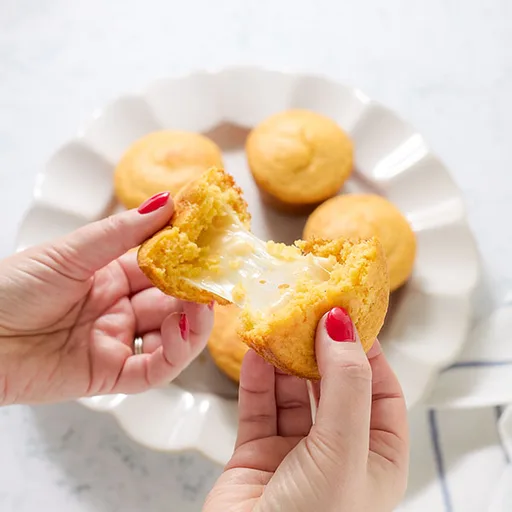 Cheese-Stuffed Corn Muffins
