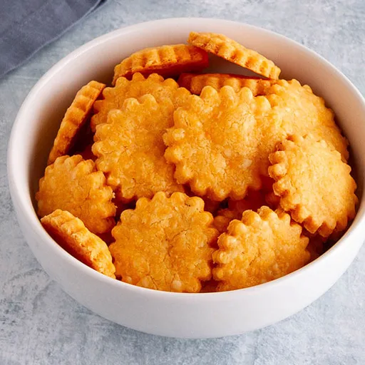 Galletas saladas de queso cheddar