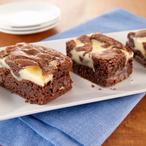 Double Fudge Cream Cheese Brownies
