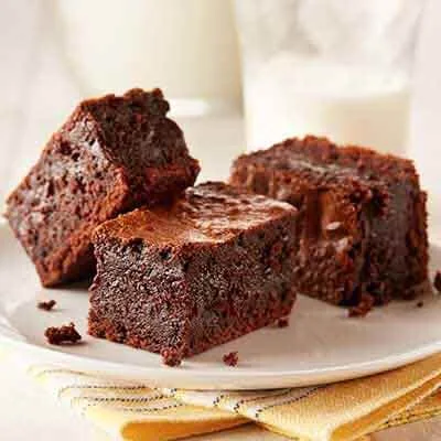 Fudgy Dark Chocolate Brownies