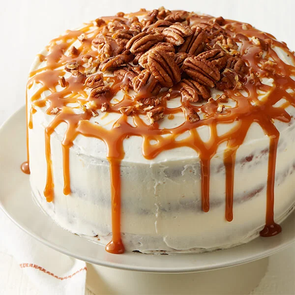 Pumpkin Pecan Layer Cake