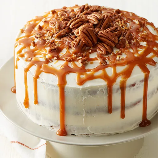 Pumpkin Pecan Layer Cake