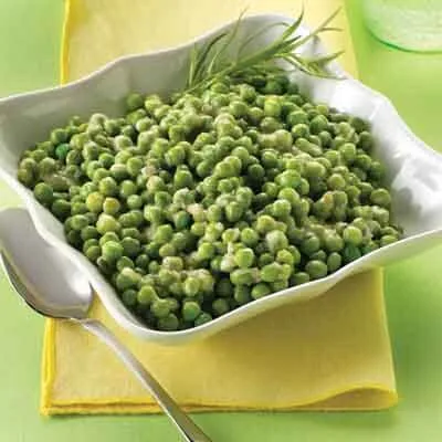 Guisantes Tiernos al Estragón con Salsa Beurre Blanc