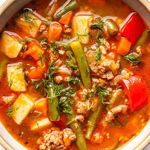 Hamburger Vegetable Soup