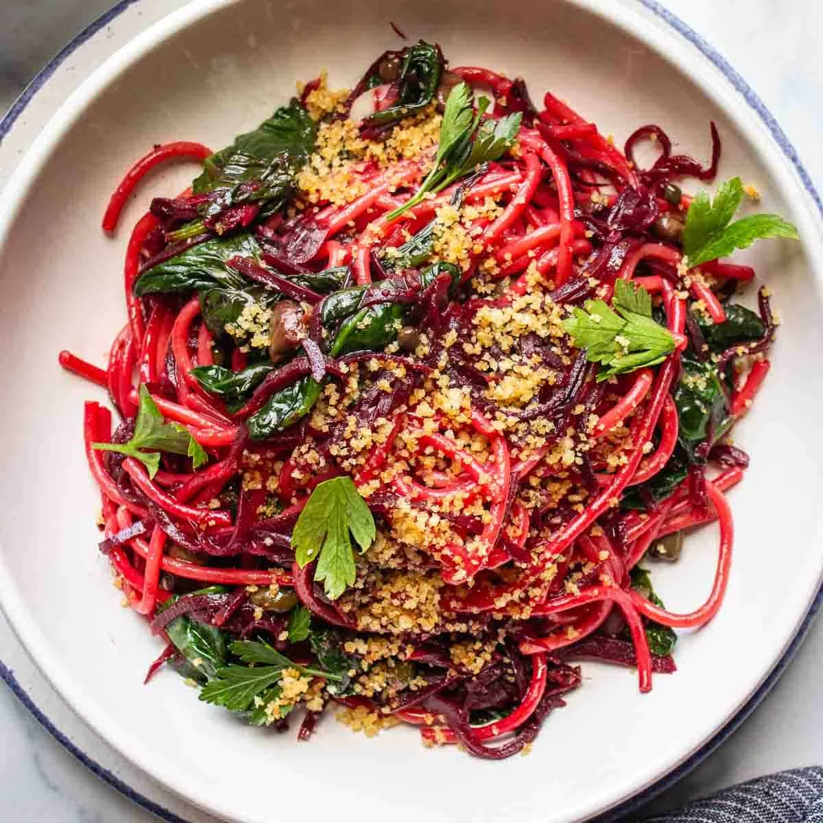 Spaghetti with Beets (Spaghetti Del Padrino)