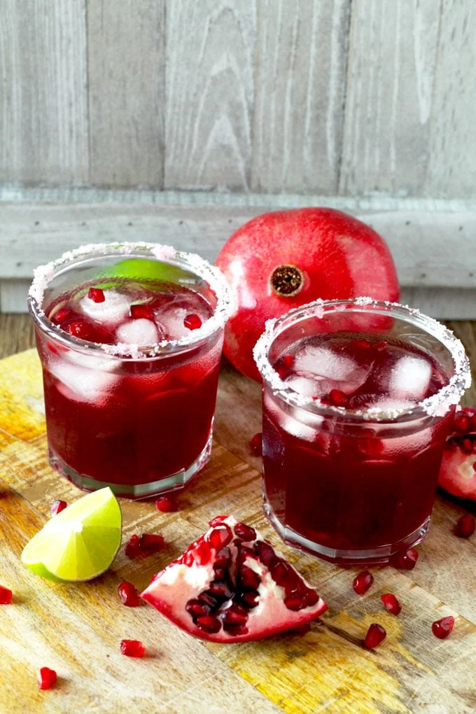 The Best Pomegranate Margarita