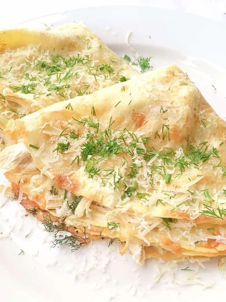 Easy Crepe Recipe With Chicken And Cheese