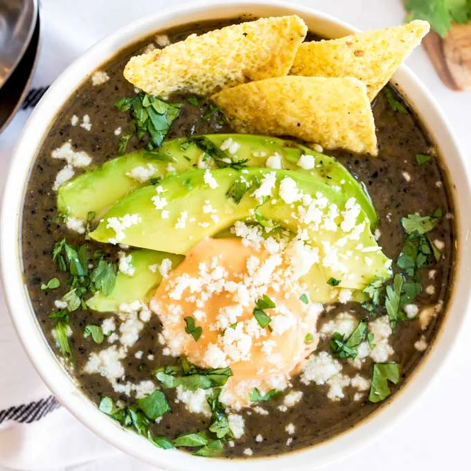 The Best Black Bean Soup Recipe