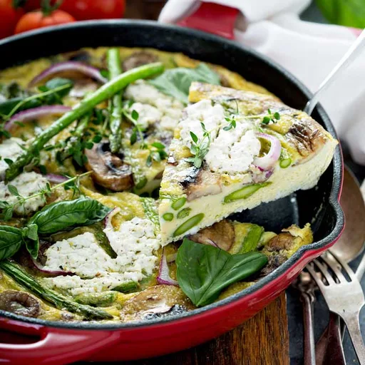 Frittata de espárragos