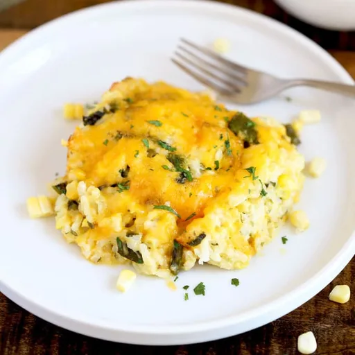 Mexican Green Chile Rice Casserole