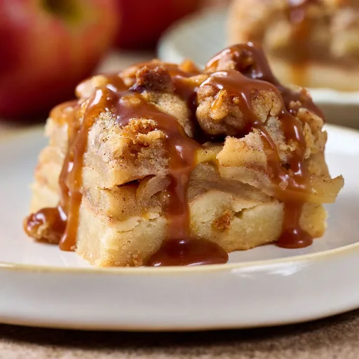 Salted Caramel Apple Pie Bars