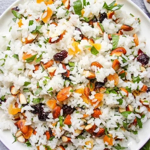 Arroz con Frutos Secos y Pasas