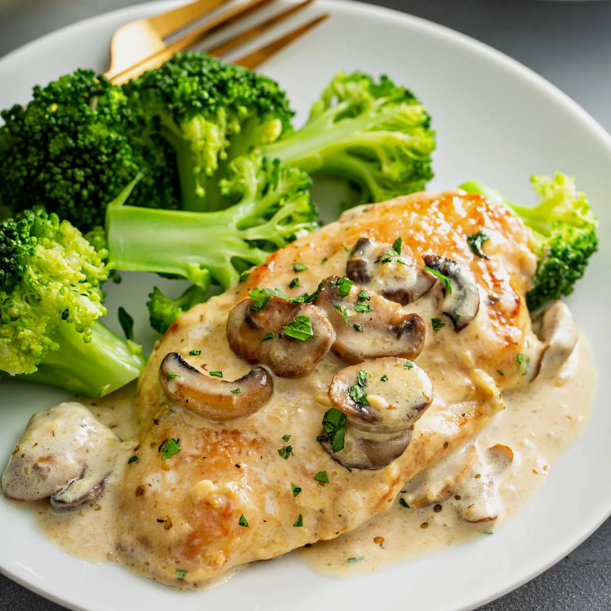 Creamy Chicken Mushroom Recipe