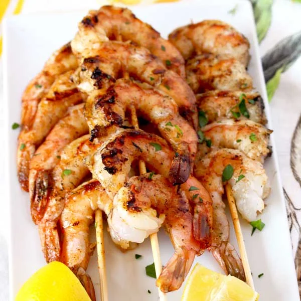 Cajun Grilled Shrimp Skewers