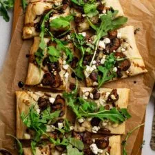 Mushroom & Goat Cheese Grilled Flatbread