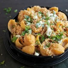Black and Blue Mac and Cheese