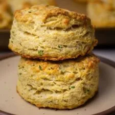 Chive and Cheddar Beer Biscuits