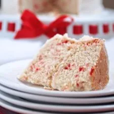 White Chocolate Confetti Cake