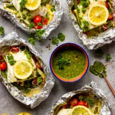 Baked Fish in Foil