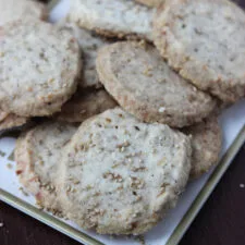 Sesame Coconut Butter Cookies