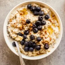 Blueberry Flaxseed Oatmeal