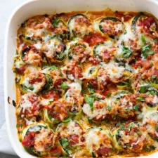 Zucchini Lasagna Roll Ups