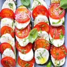 Calabacín con mozzarella